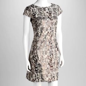 Jessica Howard Faux Snakeskin Dress NWT